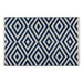 Navy Large Diamond Rug 2x3ft