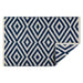Navy Large Diamond Rug 2x3ft