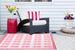 Coral Pineapple Outdoor Rug 4X6 Ft