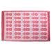 Coral Pineapple Outdoor Rug 4X6 Ft