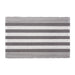Gray Cabana Stripe Recycled Yarn Rug 2X3 Ft