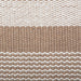 Stone Cabana Stripe Recycled Yarn Rug 2X3 Ft