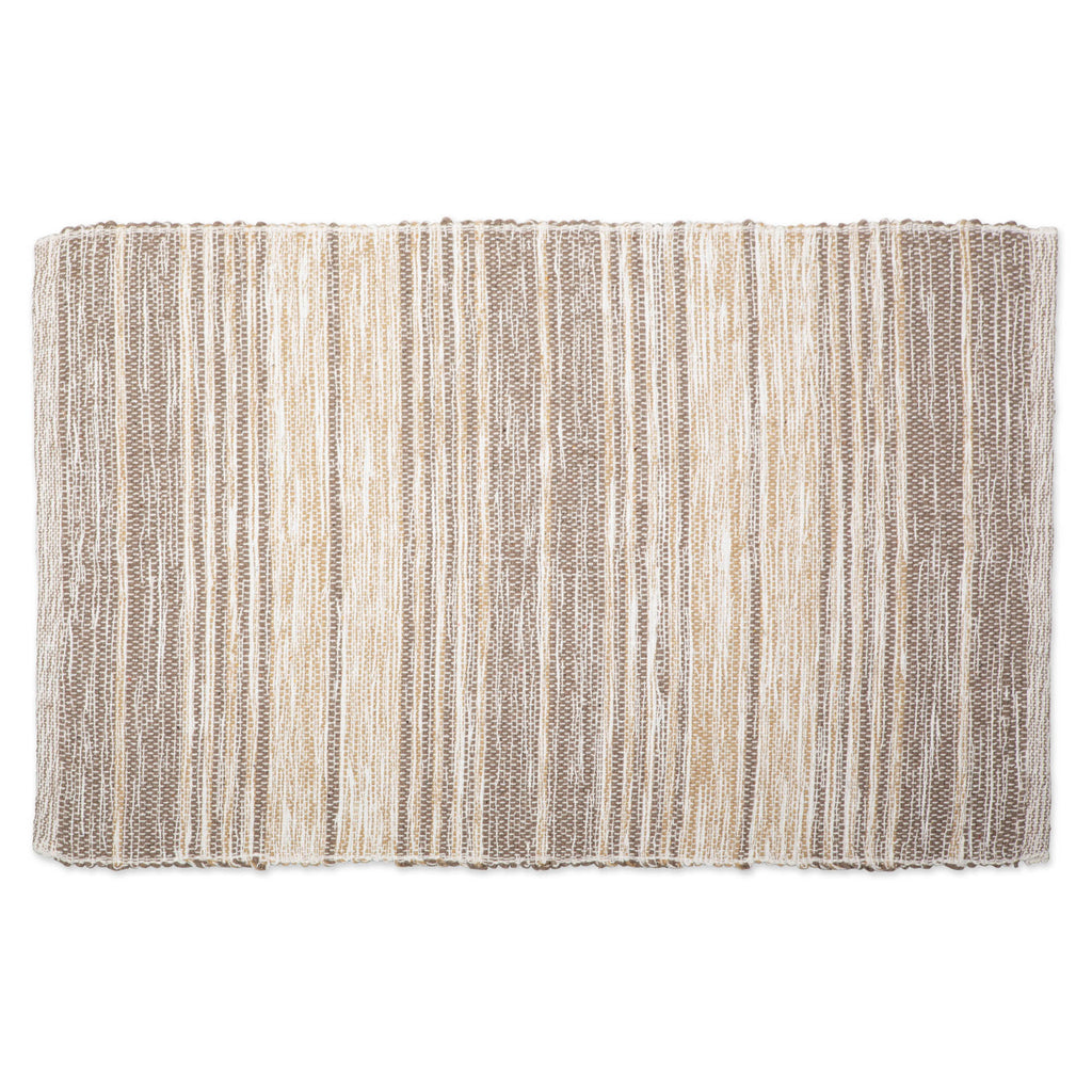 Variegated Stone Recycled Yarn Rug 2X3 Ft