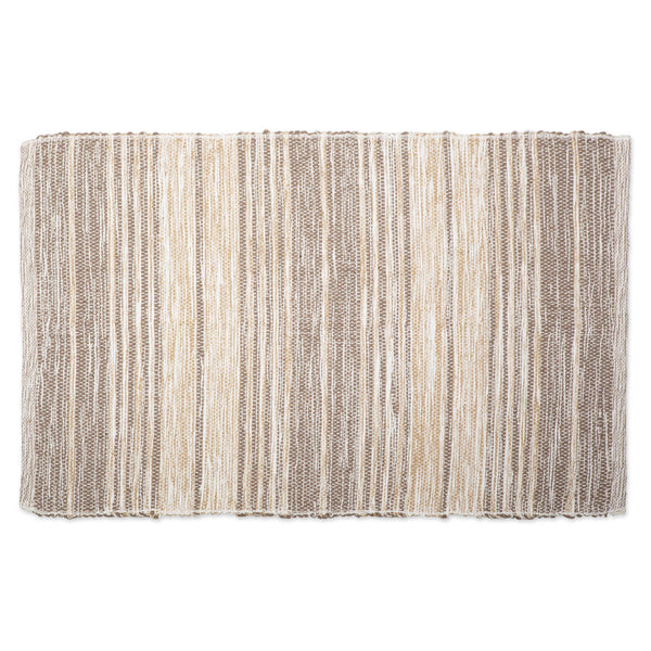 Variegated Stone Recycled Yarn Rug 2X3 Ft