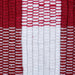 Red & White Buffalo Check Rag Rug 2x3 ft