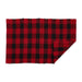 Red & Black Buffalo Check Rag Rug 2x3 ft