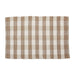 Stone & Cream Buffalo Check Rag Rug 2x3 ft