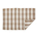 Stone & Cream Buffalo Check Rag Rug 2x3 ft