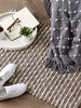 Stone Recycled Cotton Loop Rug 2X3 Ft
