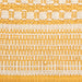 Honey Gold Dobby Stripe Hand-Loomed Rug 2X3 Ft