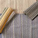 Honey Gold Dobby Stripe Hand-Loomed Rug 2X3 Ft