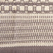 Gray Dobby Stripe Hand-Loomed Rug 2X3 Ft