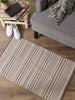 Gray Dobby Stripe Hand-Loomed Rug 2X3 Ft