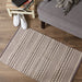Gray Dobby Stripe Hand-Loomed Rug 2X3 Ft