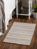 Gray Dobby Stripe Hand-Loomed Rug 2X3 Ft