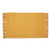 Honey Gold & Off White 2-Tone Ribbed Rug 2X3 Ft