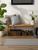 Gray & Off White 2-Tone Ribbed Rug 2Ft 6Inx6Ft