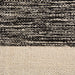 Black Variegated Border Hand-Loomed Rug 2X3 Ft