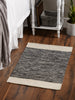 Black Variegated Border Hand-Loomed Rug 2X3 Ft