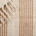 Stone Ticking Stripe Hand-Loomed Rug 2X3 Ft