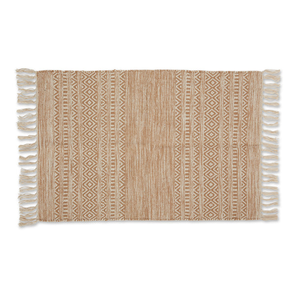 Stone Textured Dobby Hand-Loomed Rug 2X3 Ft