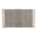 Gray Textured Dobby Hand-Loomed Rug 2X3 Ft