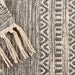 Gray Textured Dobby Hand-Loomed Rug 2X3 Ft