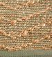 Artichoke With Natural Jute Chevron Hand-Loomed Rug 2X3 Ft
