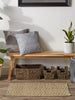 Artichoke With Natural Jute Chevron Hand-Loomed Rug 2X3 Ft