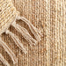 Off White With Natural Jute Stripes Hand-Loomed Rug 2X3 Ft