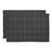 Mineral Variegated Plaid Recycled Yarn Rug 2X3 Ft set of 2