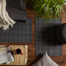 Mineral Variegated Plaid Recycled Yarn Rug 2X3 Ft set of 2