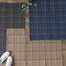 Mineral Variegated Plaid Recycled Yarn Rug 2X3 Ft set of 2