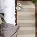 Brown Variegated Stripe Recycled Yarn Floor Runner 2Ft 3In X 6Ft