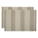 Brown Variegated Recycled Yarn Rug 2X3 Ft set of 2