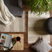 Brown Variegated Recycled Yarn Rug 2X3 Ft set of 2