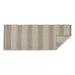 Brown Variegated  Recycled Yarn Floor Runner 2Ft 3In X 6Ft