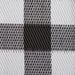 Black & White Buffalo Check Outdoor Rug 4X6 Ft