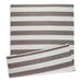 Stone/White Stripe Outdoor Rug 4X6 Ft