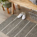 Gray & Cream Farmhouse Check Rug 26X40
