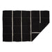Black & Cream Farmhouse Check Rug 2x3