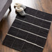 Black & Cream Farmhouse Check Rug 2x3