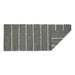 Gray & Cream Farmhouse Check Rug 2Ft 3Inx6Ft