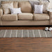 Gray & Cream Farmhouse Check Rug 2Ft 3Inx6Ft