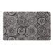 Black Kaleidoscope Tufted Mat 17.75X29.5