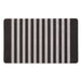 Black And White Stripe Tufted Mat 17.75X29.5
