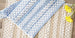 Stone & White Hand-Loomed Paper Chindi Rug 4X6 Ft