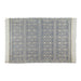 Natural And French Blue Diamond Textured Hand-Loomed Rug 4X6 Ft