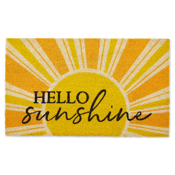 Yellow Hello Sunshine Doormat