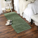 Multi Color Olive Green Rag Rug 2Ft 3In X 6Ft